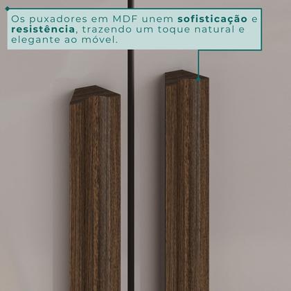 Imagem de Guarda-roupa Casal 6 Portas 8 Gavetas Florianópolis 100% MDF