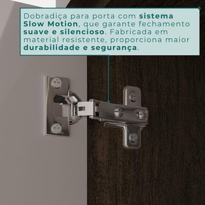 Imagem de Guarda-roupa Casal 6 Portas 8 Gavetas Florianópolis 100% MDF