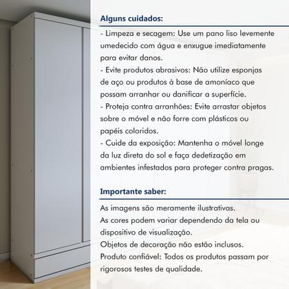 Imagem de Guarda Roupa Casal 6 Portas com 9 Gavetas 100% MDF Urbano