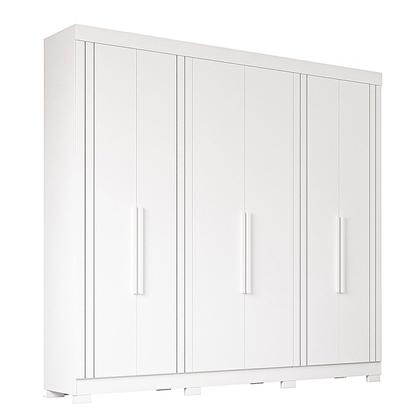 Imagem de Guarda-Roupa Casal 6 Portas com Pés 234cm 100% MDF Boston Espresso Móveis