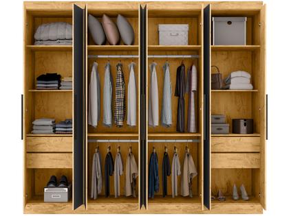 Imagem de Guarda-roupa Casal 8 Portas 4 Gavetas