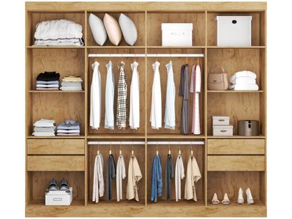 Imagem de Guarda-roupa Casal 8 Portas 4 Gavetas