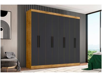 Imagem de Guarda-roupa Casal 8 Portas 4 Gavetas
