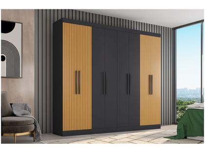 Imagem de Guarda-roupa Casal 8 Portas 4 Gavetas Araplac Porto