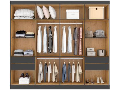 Imagem de Guarda-roupa Casal 8 Portas 4 Gavetas Araplac Porto