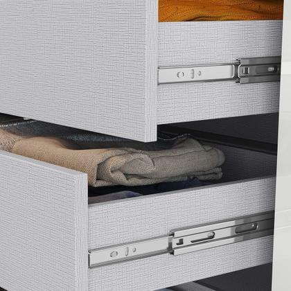 Imagem de Guarda Roupa Casal 8 Portas 4 Gavetas com Pés Paris Espresso Móveis