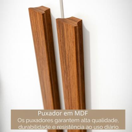 Imagem de Guarda Roupa Casal 8 Portas 4 Gavetas com Pés Paris Espresso Móveis