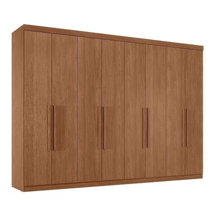 Imagem de Guarda Roupa Casal 8 Portas 4 Gavetas Master New Marrom/Jatoba