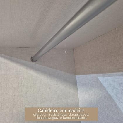 Imagem de Guarda Roupa Casal 8 Portas 4 Gavetas Paris Espresso Móveis