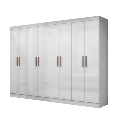 Imagem de Guarda Roupa Casal 8 Portas 4 Gavetas Paris Espresso Móveis