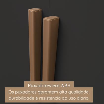 Imagem de Guarda Roupa Casal 8 Portas 4 Gavetas Paris Espresso Móveis