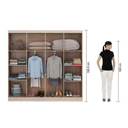 Imagem de Guarda-Roupa Casal 8 Portas Conan