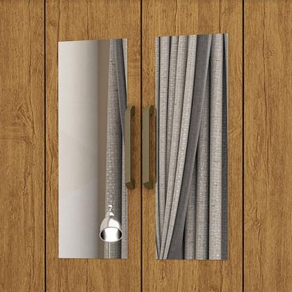 Imagem de Guarda Roupa Casal A22 6 Portas 2 Gavetas Com Espelho Carioca Móveis