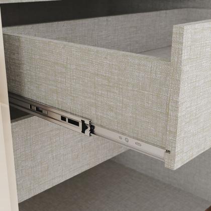 Imagem de Guarda Roupa Casal Ávila 6 Portas 4 Gavetas com Pés em ABS e detalhes Ripados/Soft