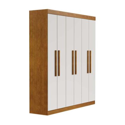 Guarda-Roupa Casal Beverly 6 PT Imbuia e Off White - Mobly Imagem de Guarda-Roupa Casal Beverly 6 PT Imbuia e Off White