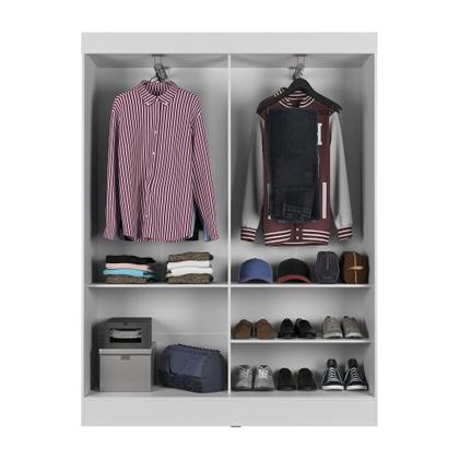 Imagem de Guarda-Roupa Casal Boreal 2 Portas Branco