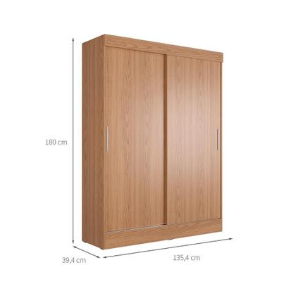 Imagem de Guarda-Roupa Casal Boreal 2 Portas Carvalho
