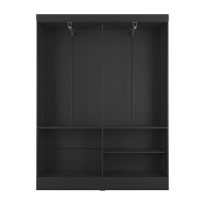 Imagem de Guarda-Roupa Casal Boreal 4 Portas Preto