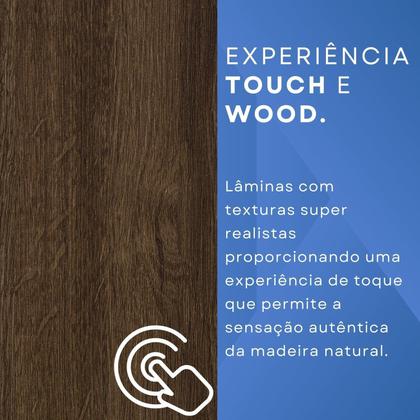 Imagem de Guarda-Roupa Casal Casal 6 Portas 3 Gavetas com Espelho com Pés Roma Espresso Móveis