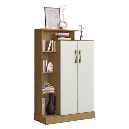 Imagem de Guarda Roupa Casal Coimbra 2005138 com Cômoda 8 Gavetas 2014148 e Armário Multiuso Florença 2000199 Atacama Off White - Aramóveis