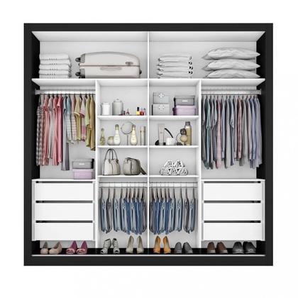 Imagem de Guarda Roupa Casal com 1 Porta com espelho Servilha Made Marcs