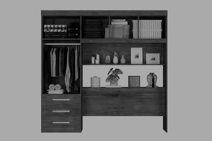 Imagem de Guarda-Roupa Casal com Cabeceira Baú 5 Portas 3 Gavetas e Prateleiras Cancun Yescasa Branco