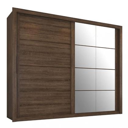 Imagem de Guarda Roupa Casal com Espelho 2 Portas 6 Gavetas Imperador Plus Zanzini