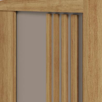 Imagem de Guarda-roupa Casal com Espelho 3 Portas 4 Gavetas Atenas com Pés 100% MDF Salleto