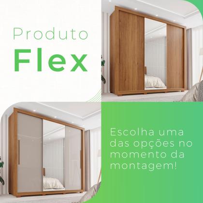 Imagem de Guarda-roupa Casal com Espelho 3 Portas 4 Gavetas Costa Rica