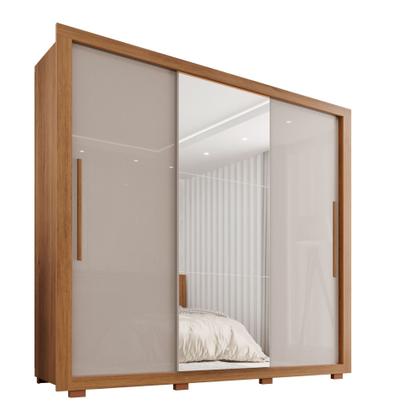 Imagem de Guarda-Roupa Casal com Espelho 3 Portas 4 Gavetas Costa Rica