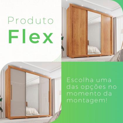Imagem de Guarda-roupa Casal com Espelho 3 Portas 4 Gavetas Costa Rica