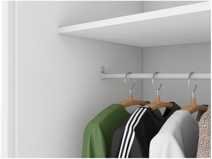 Imagem de Guarda-roupa Casal com Espelho 3 Portas 6 Gavetas Caemmun Spazio