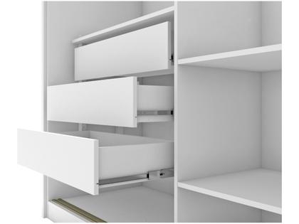Imagem de Guarda-roupa Casal com Espelho 3 Portas 6 Gavetas Caemmun Spazio