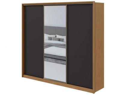Guarda-roupa Casal com Espelho 3 Portas 6 Gavetas Caemmun Spazio Imagem de Guarda-roupa Casal com Espelho 3 Portas 6 Gavetas Caemmun Spazio