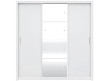 Imagem de Guarda-roupa Casal com Espelho 3 Portas de Correr