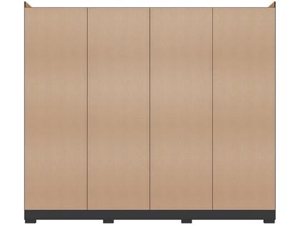 Imagem de Guarda-roupa Casal com Espelho 4 Gavetas 2 Portas de Correr Araplac Benfica