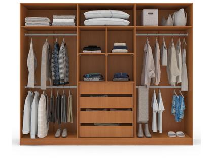 Imagem de Guarda-roupa Casal com Espelho 4 Gavetas 6 Portas Politorno Lisboa