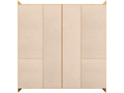 Imagem de Guarda-roupa Casal com Espelho 4 Portas 6 Gavetas Araplac Sofia