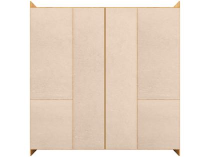 Imagem de Guarda-roupa Casal com Espelho 4 Portas 6 Gavetas Araplac Sofia