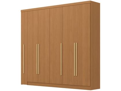 Imagem de Guarda-roupa Casal com Espelho 6 Gavetas 6 Portas Kappesberg Dakota Classic