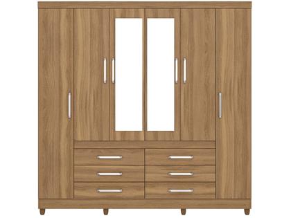 Imagem de Guarda-roupa Casal com Espelho 6 Portas