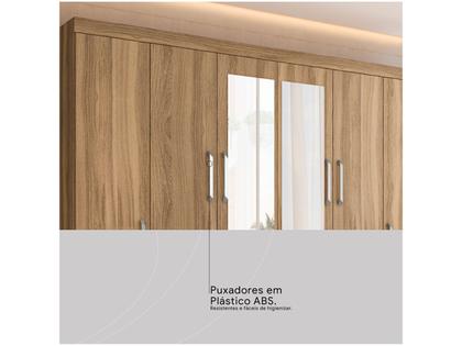 Imagem de Guarda-roupa Casal com Espelho 6 Portas