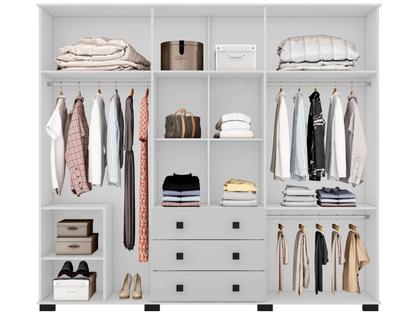 Imagem de Guarda-roupa Casal com Espelho 6 Portas Araplac Malu