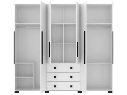 Imagem de Guarda-roupa Casal com Espelho 6 Portas Araplac Malu