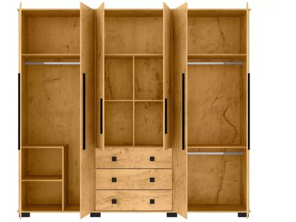 Imagem de Guarda-roupa Casal com Espelho 6 Portas Araplac Malu