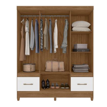 Imagem de Guarda Roupa Casal com Espelhos 6 Portas 2 Gavetas MS912 Moval