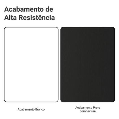 Imagem de Guarda-Roupa Casal com Pés 3 Portas de Correr com Espelho Reno Madesa B
