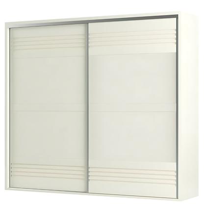Imagem de Guarda Roupa Casal com Porta de Correr 267x238cm Off White Dalla Costa