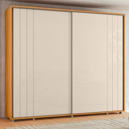 Imagem de Guarda Roupa Casal Dalí Ripado 2 Portas Deslizantes - Madetec
