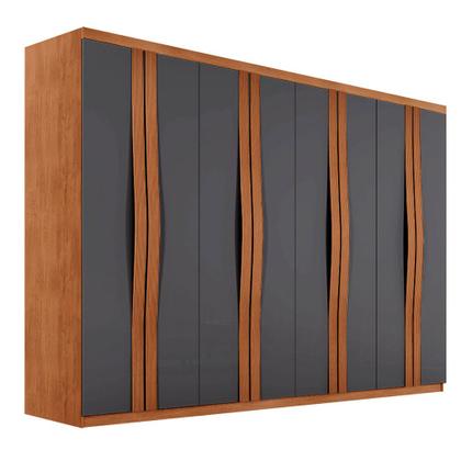 Imagem de Guarda Roupa Casal Dunas com 8 Portas e 4 Gavetas MDF Moderna